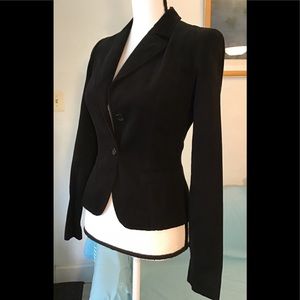 Sara Basil cotton blazer with lining. Size 2